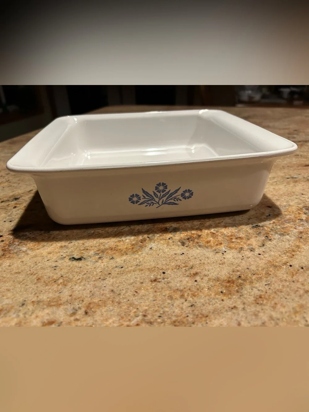 Corningware P-322 Blue Cornflower Pyroceram Baking Dish 8”x8”x2”